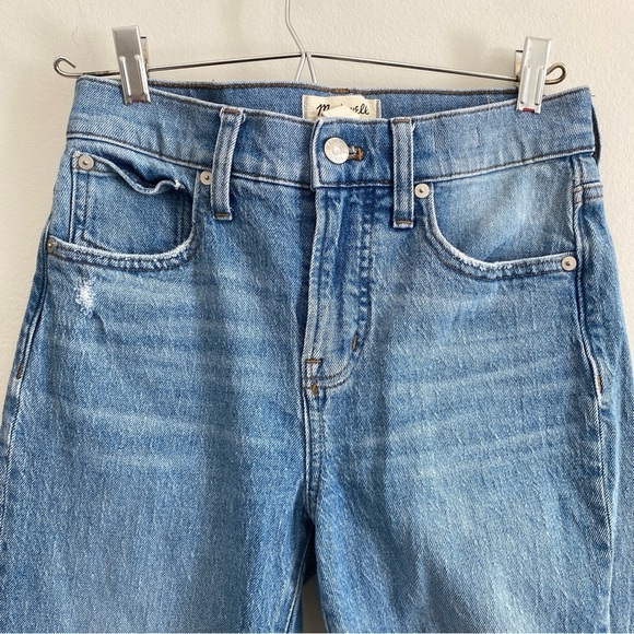 MADEWELL Perfect vintage straight jeans distressed 26 petite - Picture 2 of 12